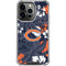 NFL Chicago Bears Tropical Print iPhone 16 Pro Clear Case